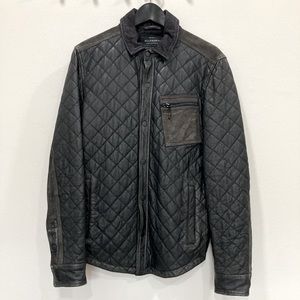 All Saints Alter Leather Shirt